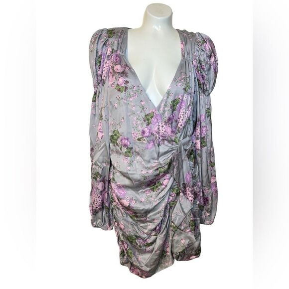 NWT For Love & Lemons Jardin Floral Mini Dress - Picture 4 of 11